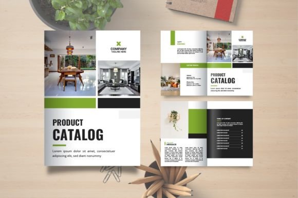 Business Product Catalog Brochure Layout