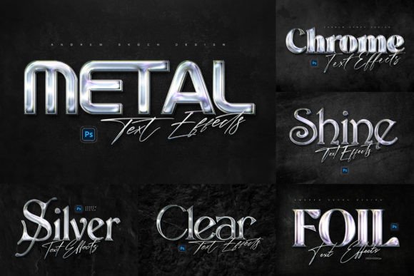 Chrome Text Effects: Elevate Your Design with Metallic Shine