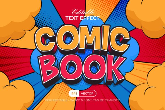 Comic Book Text Effect Style: A Designer's Dynamic Asset