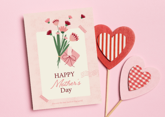 Craft a Meaningful Printable Happy Mother's Day Card with Canva