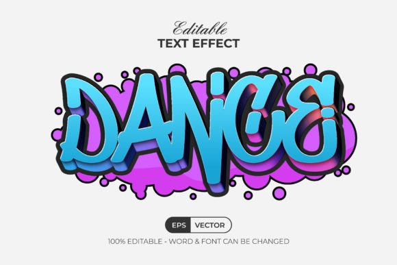 Dance Graffiti Text Effect Style: A Dynamic Design Tool