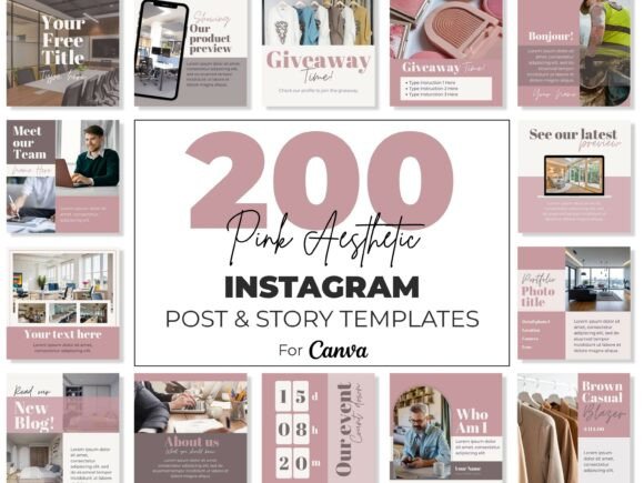 Elevate Your Brand with Aesthetic Instagram Templates in Canva