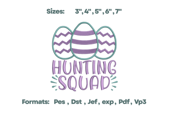 Hunting Squad Easter Egg Embroidery: Unifying a Modern Visual Identity