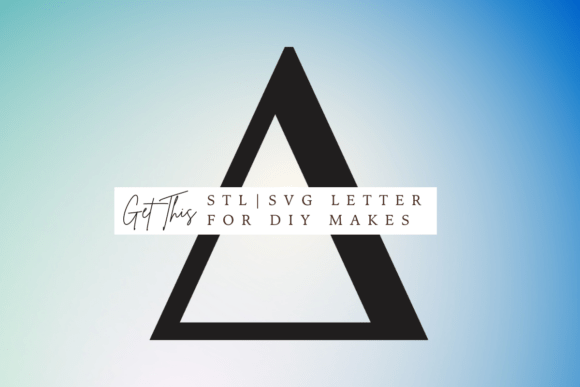 Unlock Creative Potential with Greek Letter Delta SVG & STL