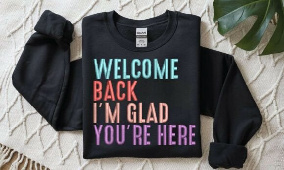 Warm Welcome Back PES DST Embroidery Pattern: A Design Asset